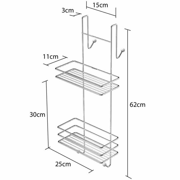Belfry Bathroom Hanging Shower Caddy & Reviews Wayfair.ie